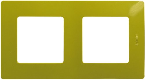 Рамка универсальная Legrand Etika 2-м. зеленый папоротник  картинка